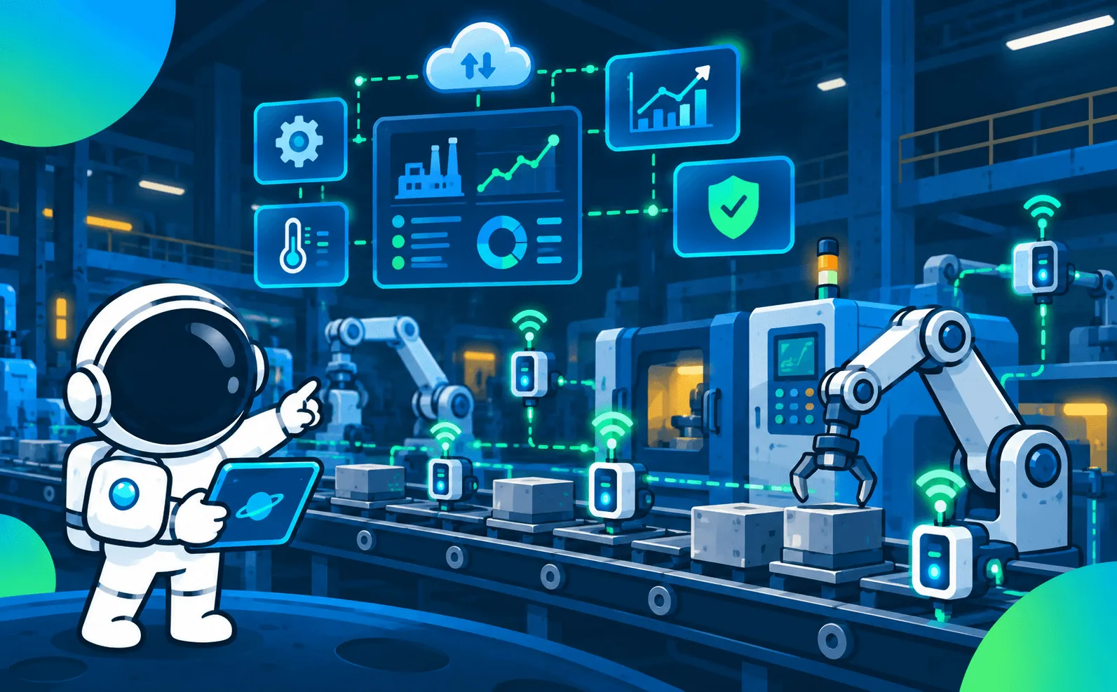Ipari IoT: hogyan segíthetik az okoseszközök a gyártást és üzemeltetést?